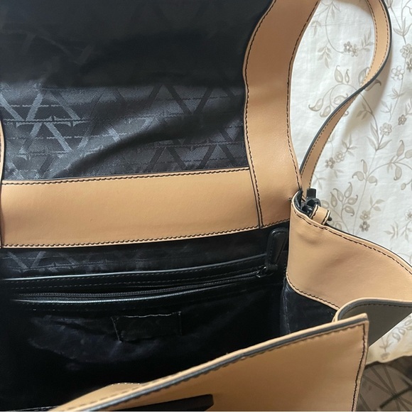 ZAC Zac Posen Earths Colorblock Leather Tote Camel - Picture 4 of 8